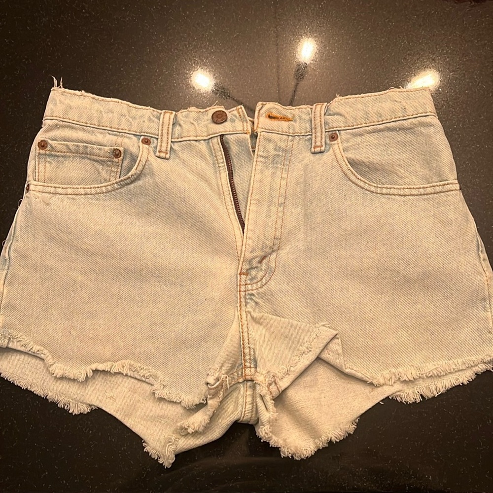 Levi Jean shorts size 6